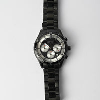 ساعة كرونوغراف رجالية إسبريت فيلوسيتي – بلونين الأسود والفضي