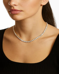 Golden Luxe Tennis Necklace – Signature Jewelry
