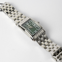 Daniel Klein Women’s Green Rectangular Analog Watch