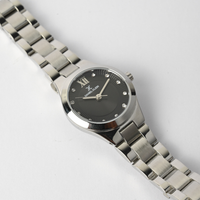 Daniel Klein Elegant Women's Silver Watch with Stainless Steel Band