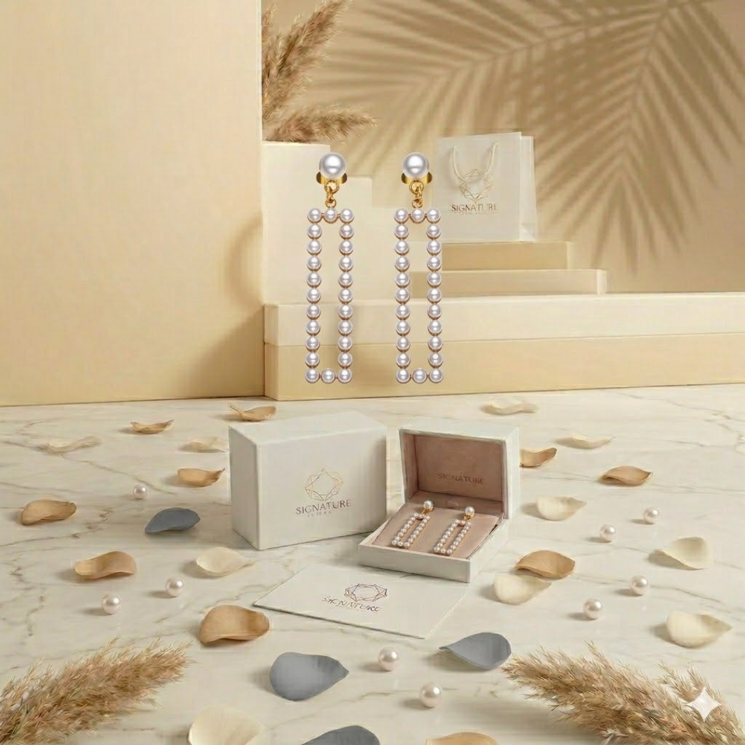 Pearl Cascade Earrings – Signature Jewelry
