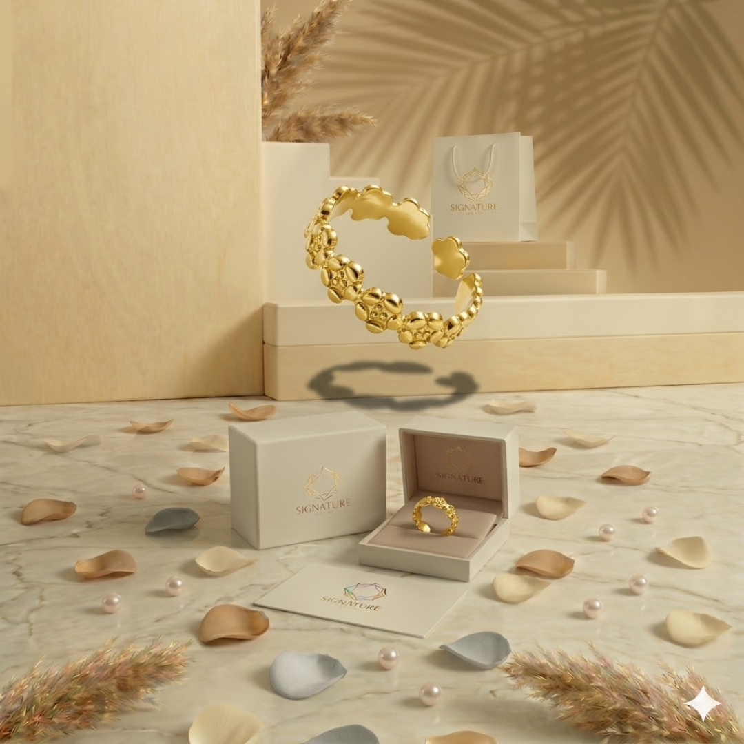 Golden Bloom Ring by Signature Jewelry