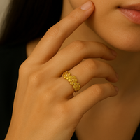 Golden Bloom Ring by Signature Jewelry