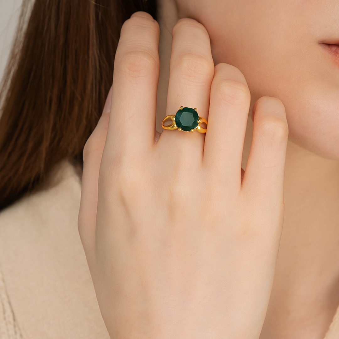 Emerald Glow Ring by Signature Jewelry