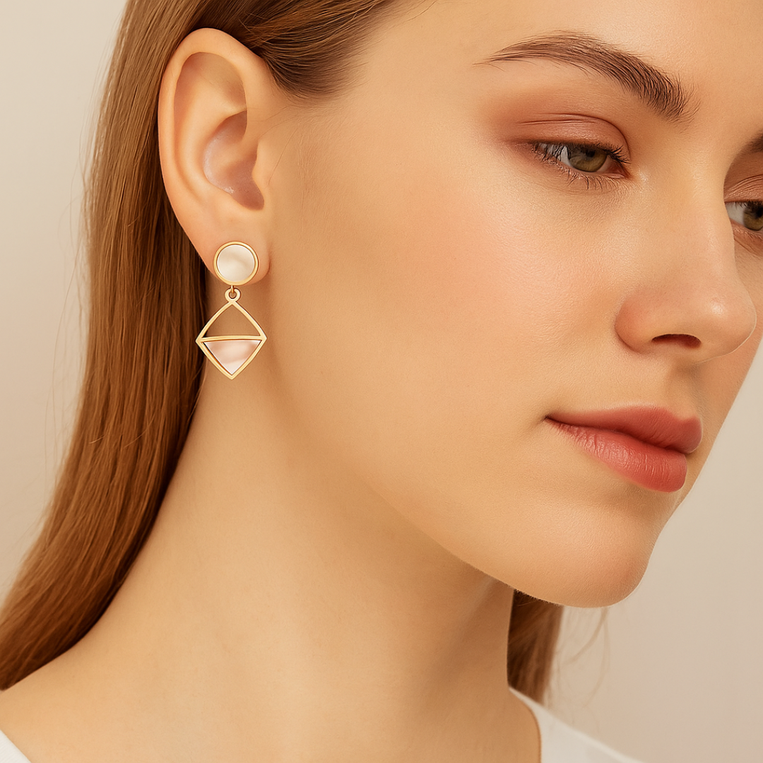 Blush Harmony Earrings – Signature Jewelry