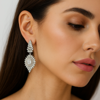 Radiant Luxe Statement Earrings By Signature Jewelry