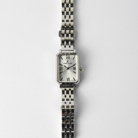 Daniel Klein Silver Rectangular Women’s Watch