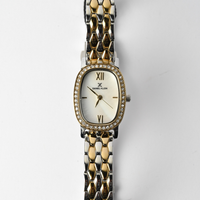 Daniel Klein Women’s Silver Oval Bracelet Watch