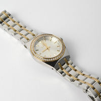 Refined Gold Accent Watch by Bigotti