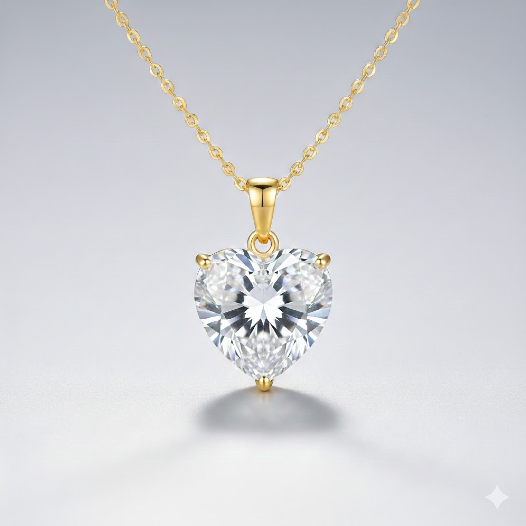 Crystal Heart Necklace – Signature Jewelry