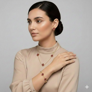 Crimson Clover Jewelry Set – Signature Jewelry