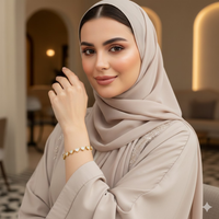 Signature Jewelry Dainty Crystal Hearts Stainless Steel Bracelet