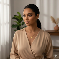 Golden Heart Stainless Steel Necklace – by Signature Jewelry