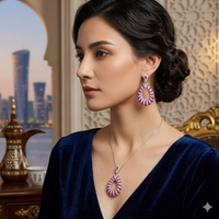 Signature Jewelry Fuchsia Vortex Jewelry Set