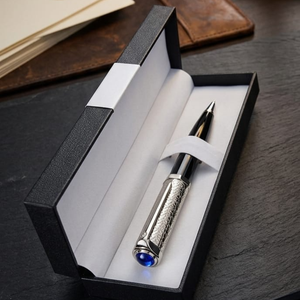Signature Jewelry Imperial Silver & Onyx Ballpoint Pen