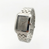 The Markato Classic Rectangular Silver Watch