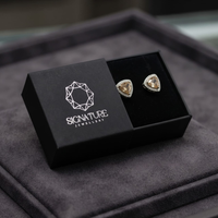 Signature Jewelry Triangular Pavé Crystal Men's Cufflinks