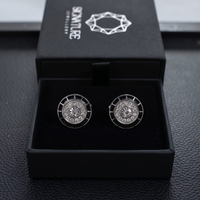 أزرار أكمام هالة الكريستال من Signature Jewelry   