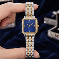The Markato Lumiere Two-Tone Blue Square Watch