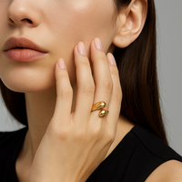 Golden Embrace Ring by Signature Jewelry