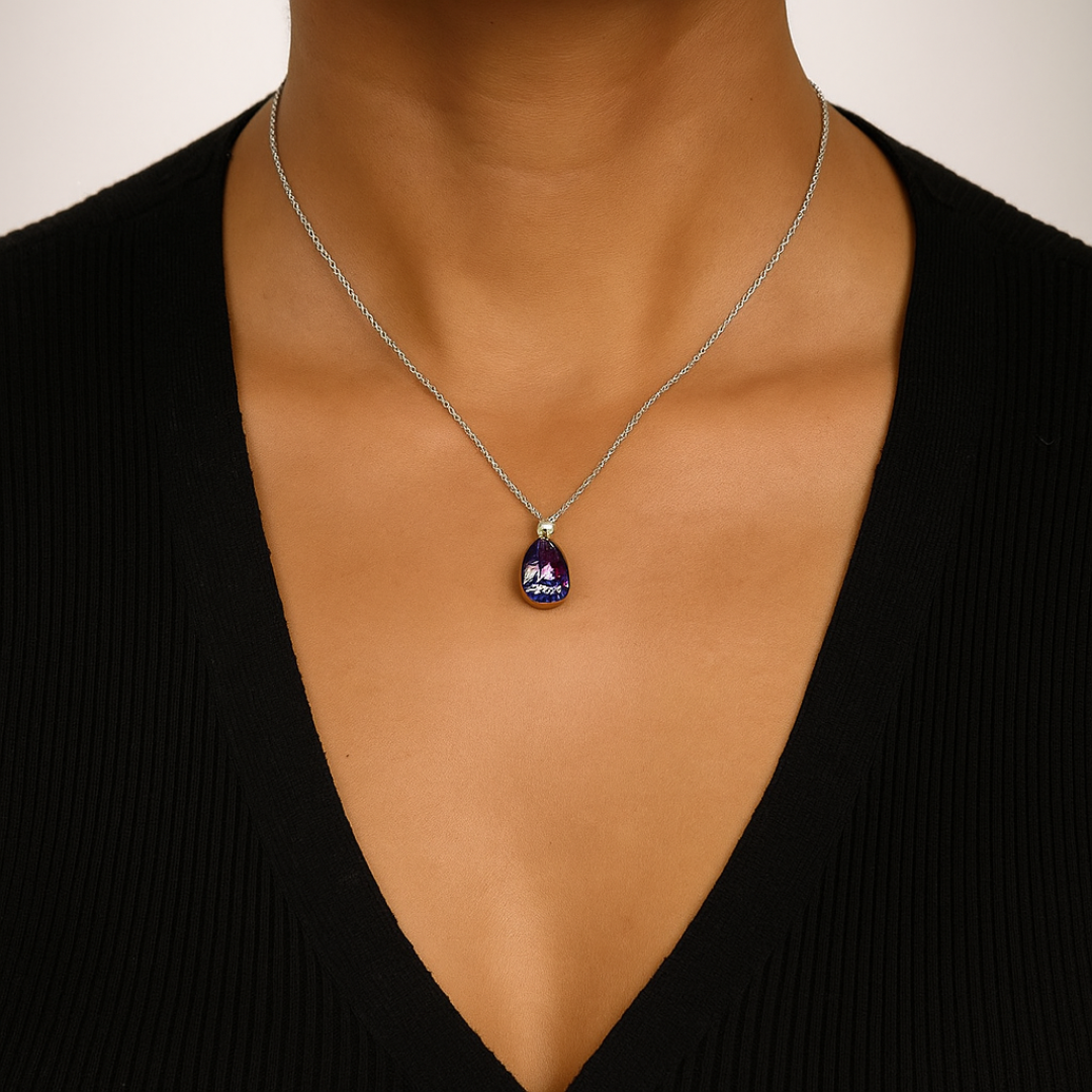 Amethyst Elegance Necklace by Signature Jewelry