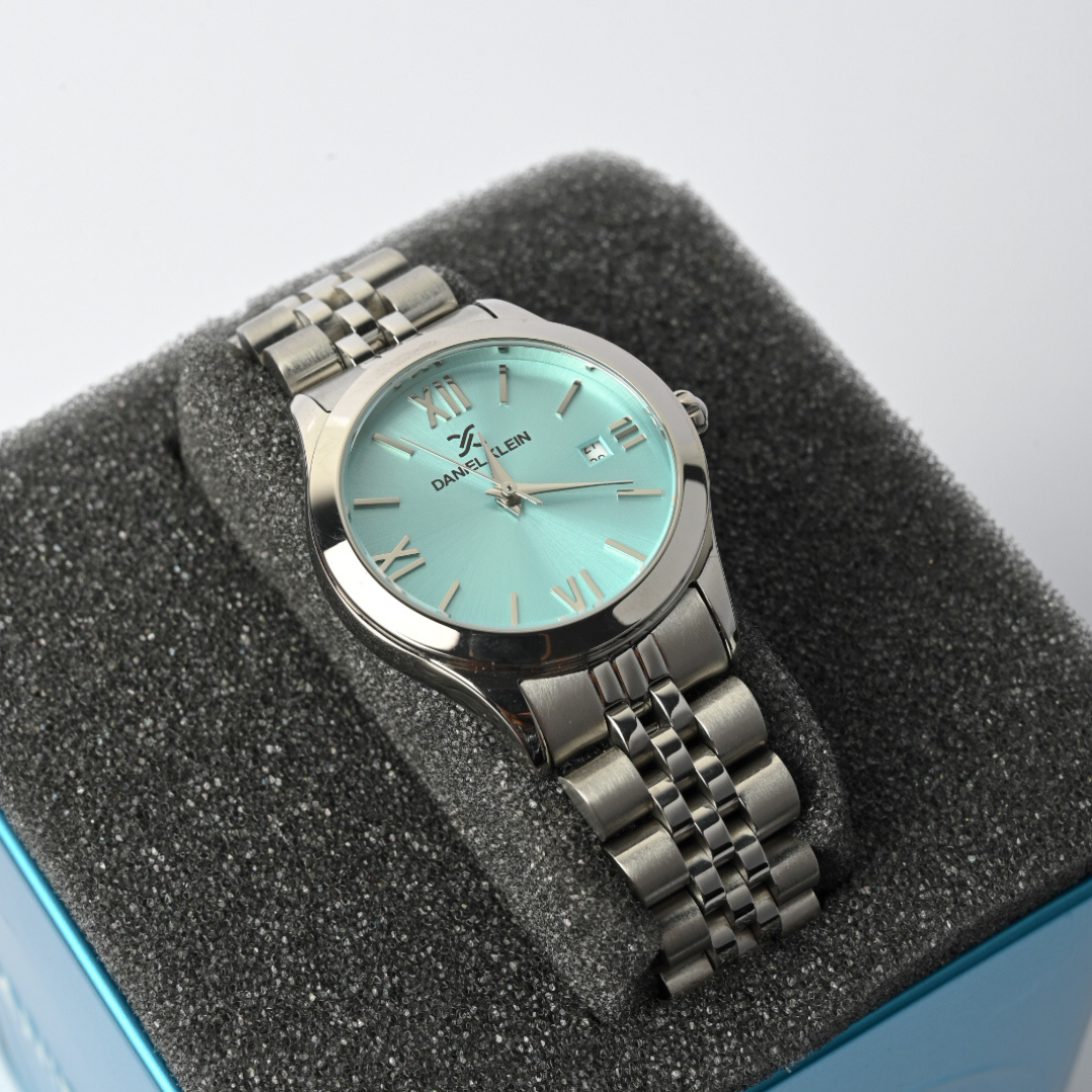 Daniel Klein Women’s Metal Analogue Watch – 33mm Case, 3ATM Water Resistance