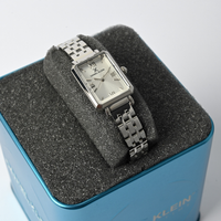 Daniel Klein Silver Rectangular Women’s Watch
